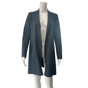 Maria Pinto Charcoal Gray Open Cardigan Blazer Jacket size Small